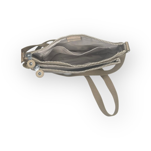 Kipling ✪ Eve Lightweight Crossbody Handbag Bag ✪ Monkey Keychain ✪ Metal Gold - Picture 10 of 16